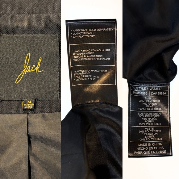 Jack by BB Dakota Cropped Blazer Black Size M - Picture 8 of 8